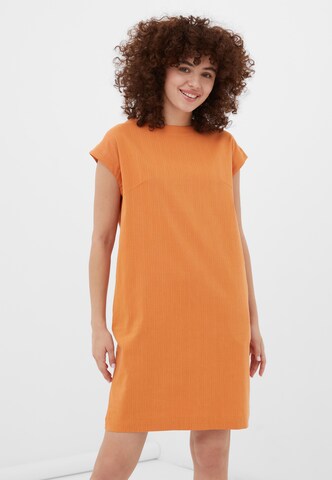 Finn Flare Sommerkleid 'Basic' in Orange: Vorderseite