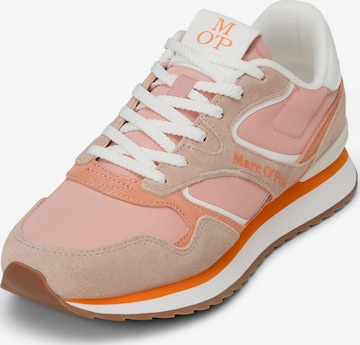 Baskets basses Marc O'Polo en rose : devant