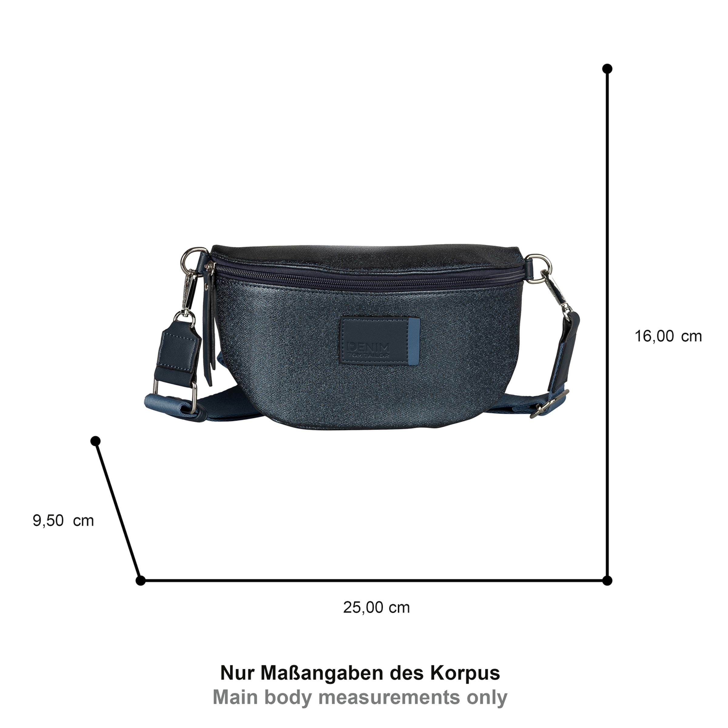 TOM TAILOR DENIM Handbag in Blue: front