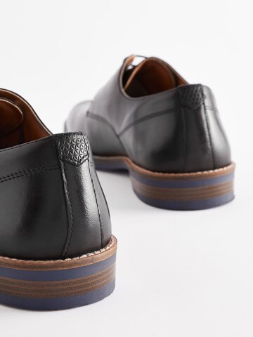 Chaussure à lacets 'Derby' Next en noir