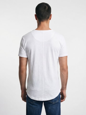 Antargo Shirt 'Basic Open Edge' in White