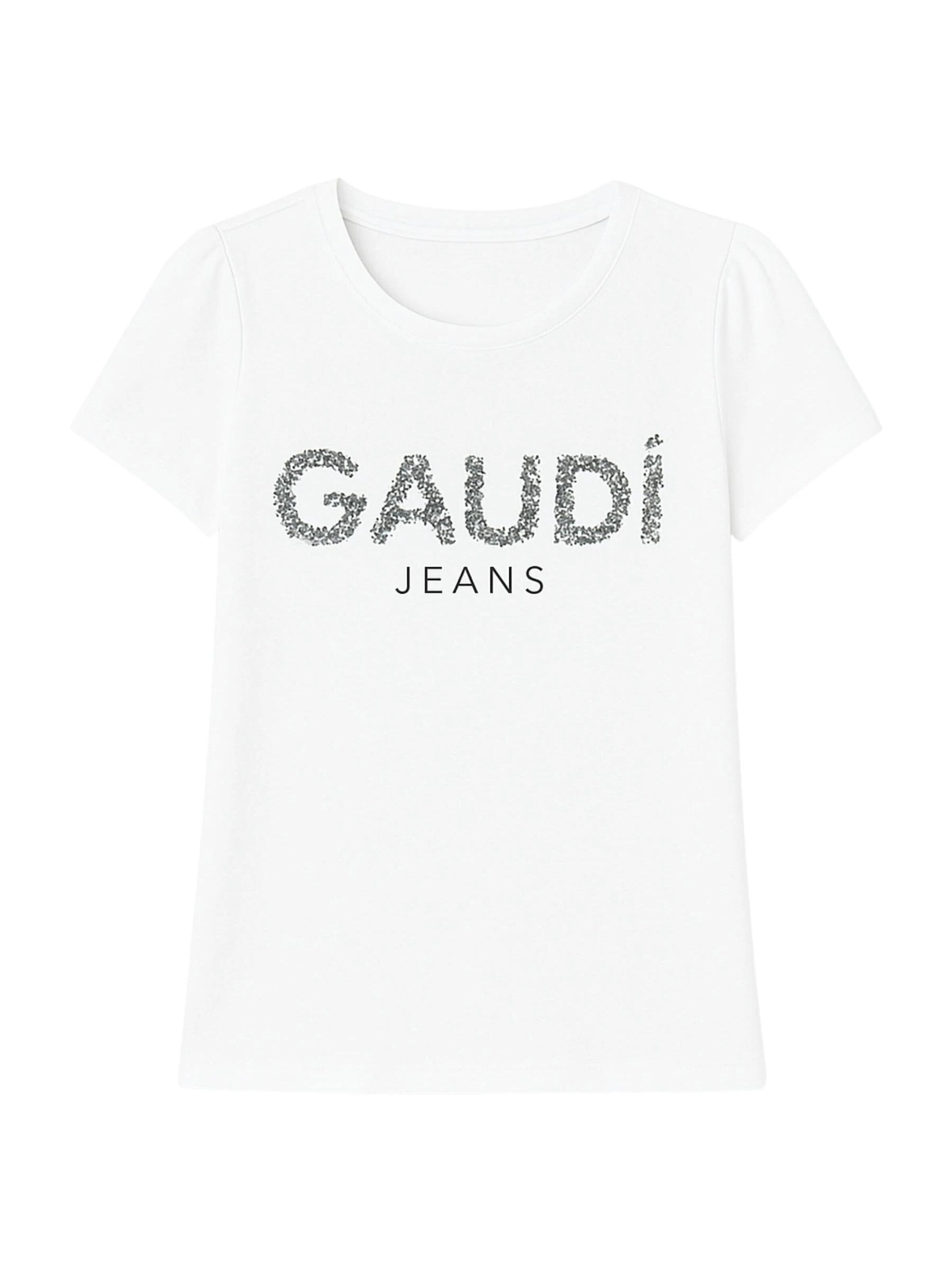 Maglietta di GAUDÌ in bianco: frontale