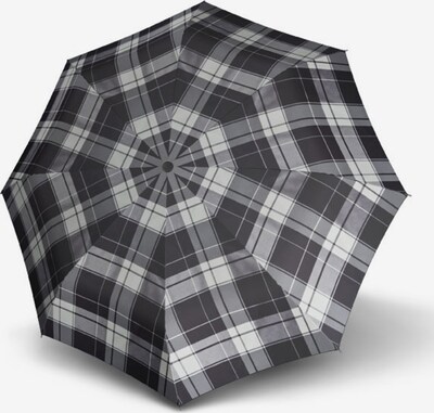 Doppler Parapluie 'Carbonsteel Mini' en gris / anthracite / gris clair / blanc, Vue avec produit