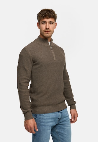INDICODE JEANS Pullover ' Bull ' in Grau
