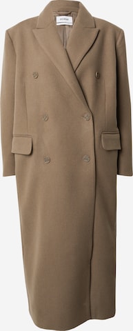 WEEKDAY Between-seasons coat 'Alex' in Brown: front