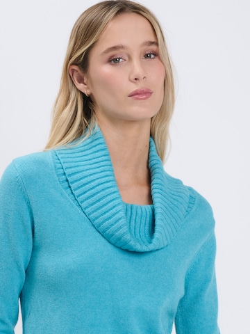 Influencer Pullover in Blau