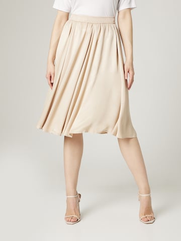 Guido Maria Kretschmer Women Rok 'Mimi ' in Beige: voorkant