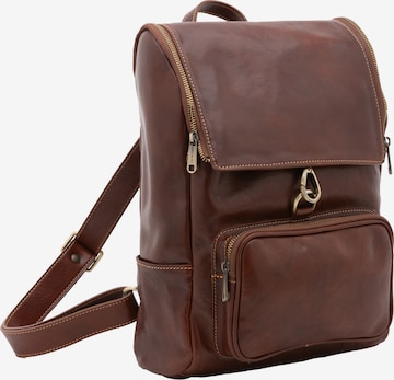 Viola Castellani Backpack in Brown: front