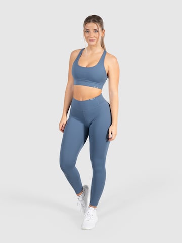 Smilodox Skinny Workout Pants 'Advance Pro' in Blue