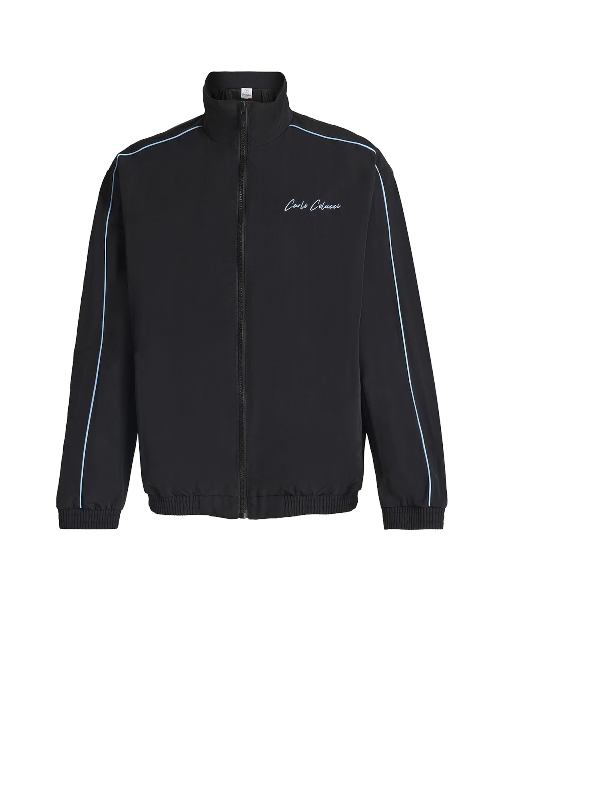 Carlo Colucci Jacke in Schwarz: Vorderseite
