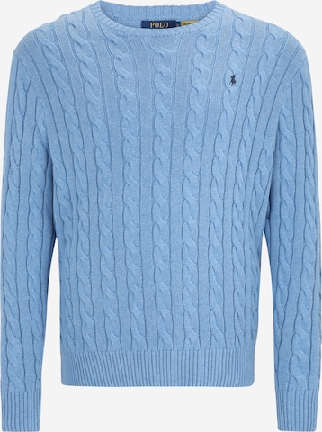 Polo Ralph Lauren Big & Tall - Pullover 'DRIVER' em azul: frente