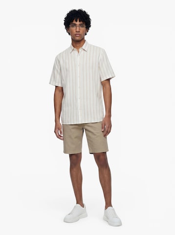 SELECTED Regular fit Button Up Shirt 'SLHSUN' in White