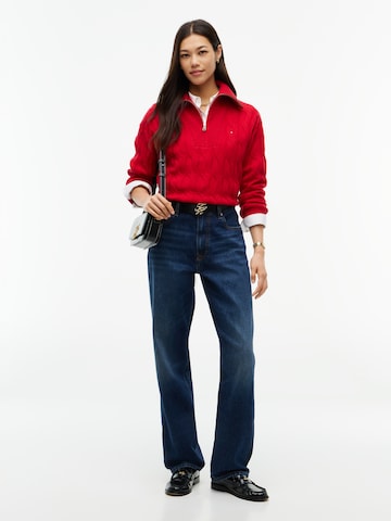 TOMMY HILFIGER Pullover in Rot