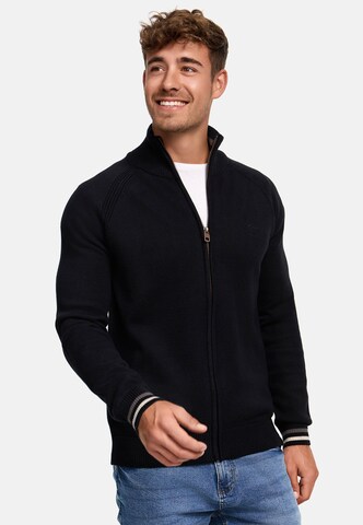 INDICODE JEANS Strickjacke 'Arutemia' in Schwarz