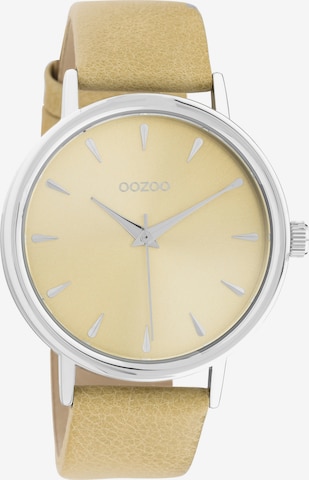 OOZOO Analog Watch in Yellow: front