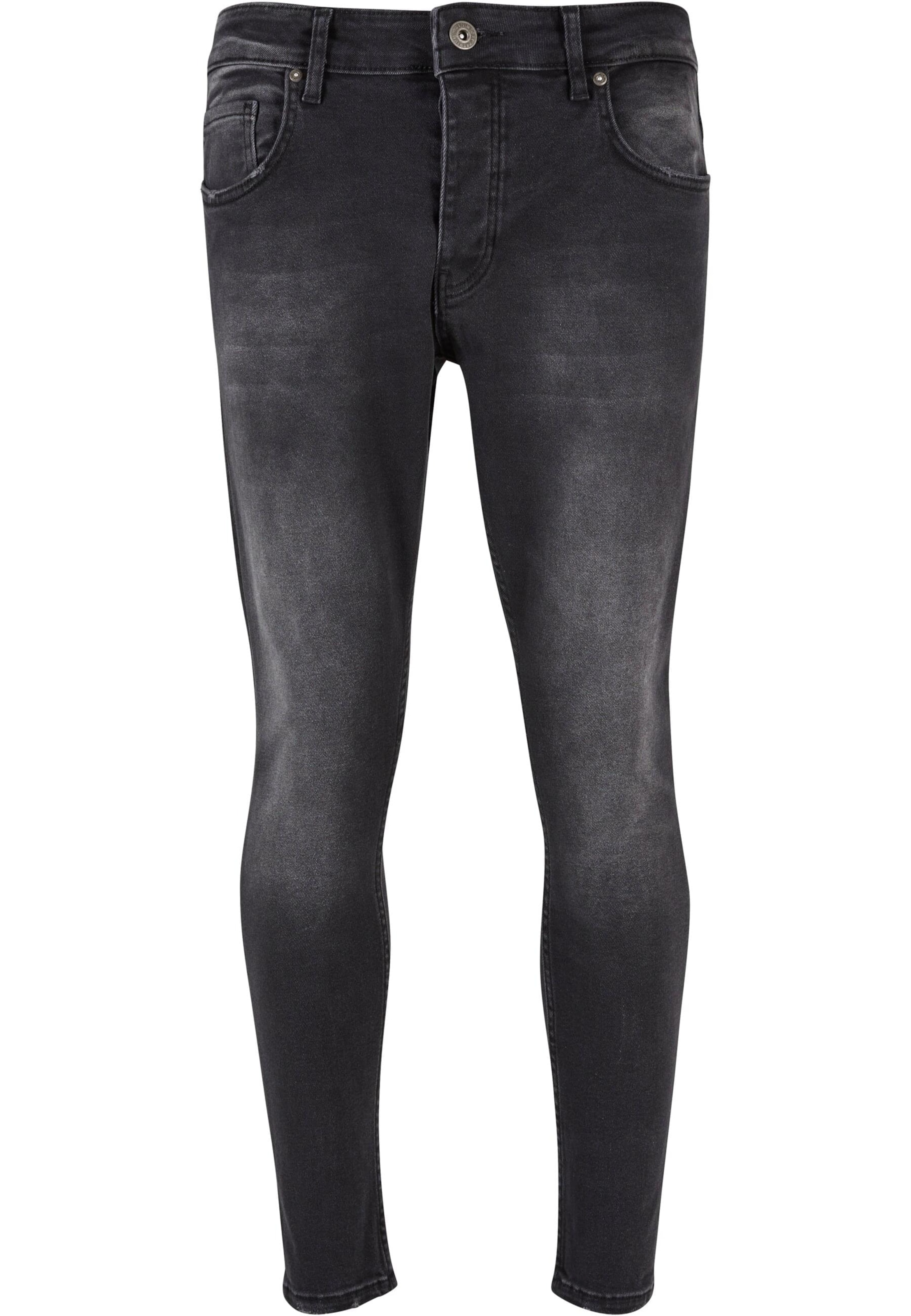 Skinny Jeans di 2Y Premium in nero: frontale