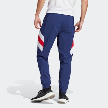 Effilé Pantalon de sport 'Ajax' ADIDAS SPORTSWEAR en bleu