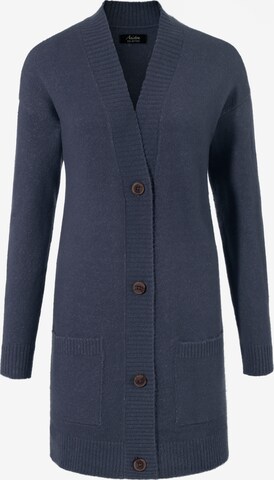 Aniston SELECTED Knit Cardigan in Blue: front