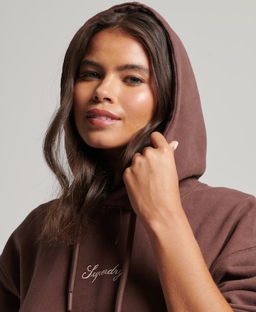 Sweat-shirt Superdry en marron