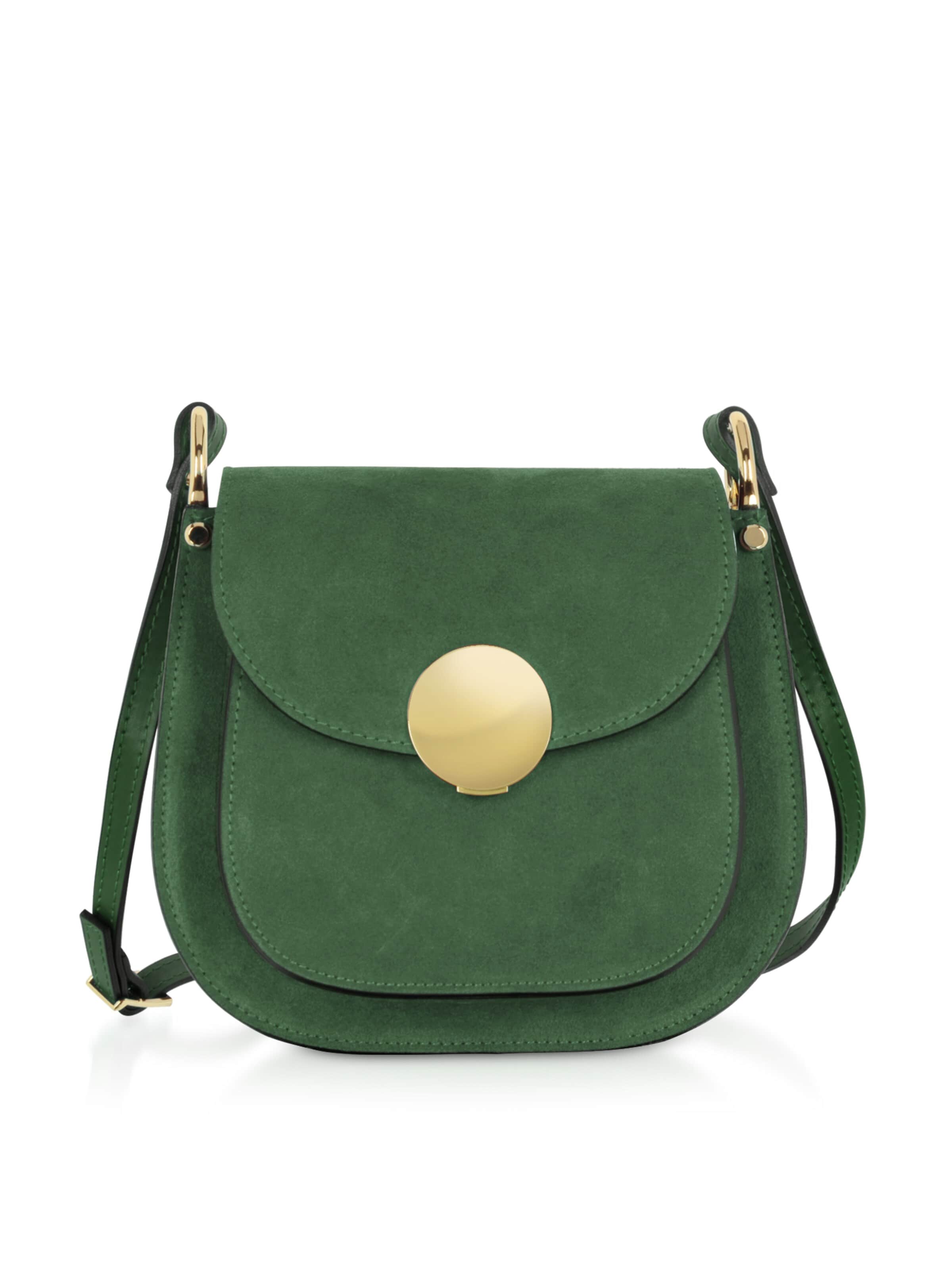 LeParmentier Crossbody Bag 'Agave' in Green: front