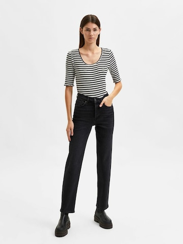 SELECTED FEMME Regular Jeans in Schwarz