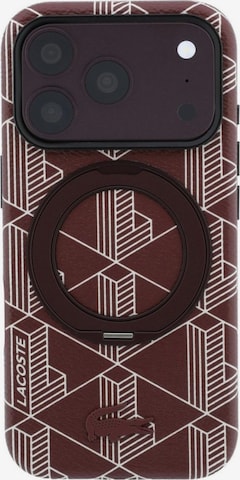 LACOSTE Θήκη κινητού τηλεφώνου 'Lacoste iPhone 18 Pro Max / 17 Pro Max Blend with Ring Stand MagSafe' σε κόκκινο: μπροστά