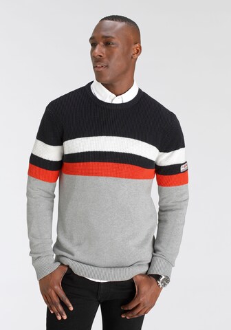 DELMAO Sweater in Grey: front