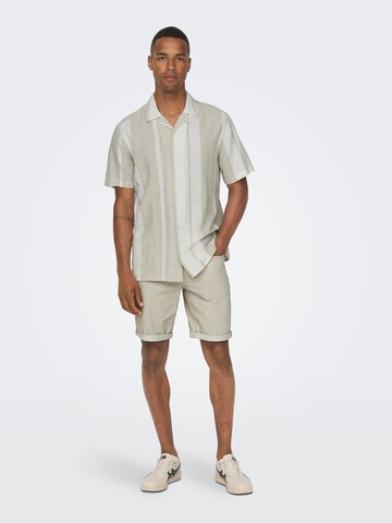 žalia Only & Sons Standartinis modelis Marškiniai 'Caiden'