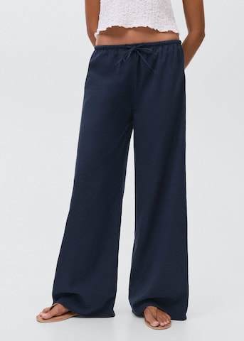 MANGO TEEN Wide Leg Hose 'Fresh' in Blau: Vorderseite