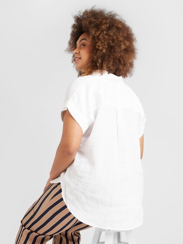 Lauren Ralph Lauren Plus Μπλούζα σε λευκό