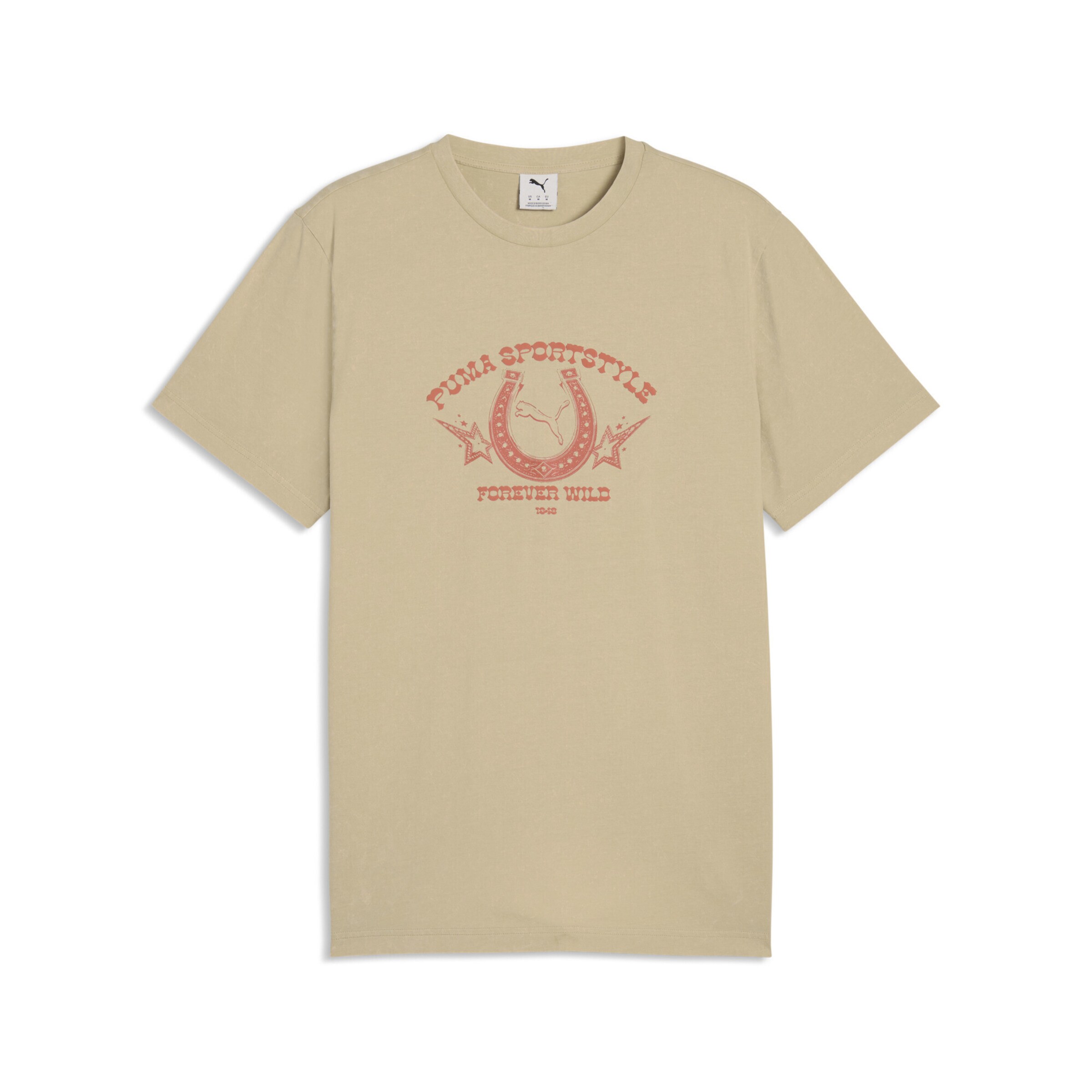 PUMA Shirt in Beige: voorkant