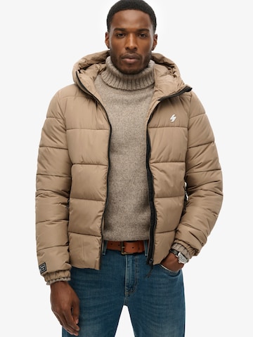 Superdry & Co Winter Jacket in Brown
