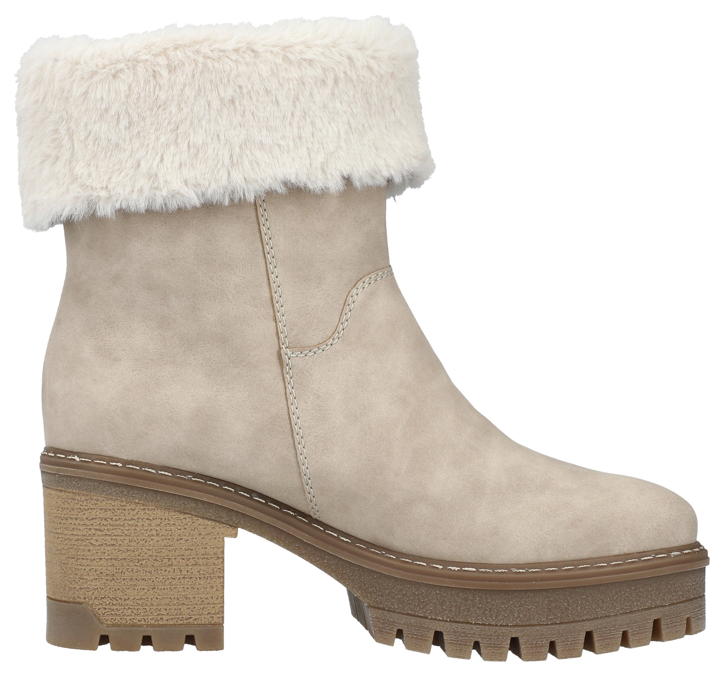 Rieker Enkellaarsjes in Beige