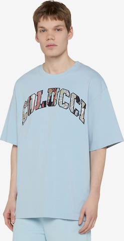 Colucci Shirt 'College Logo' in Blau: Vorderseite