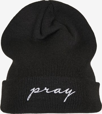 Mister Tee Beanie in Black: front