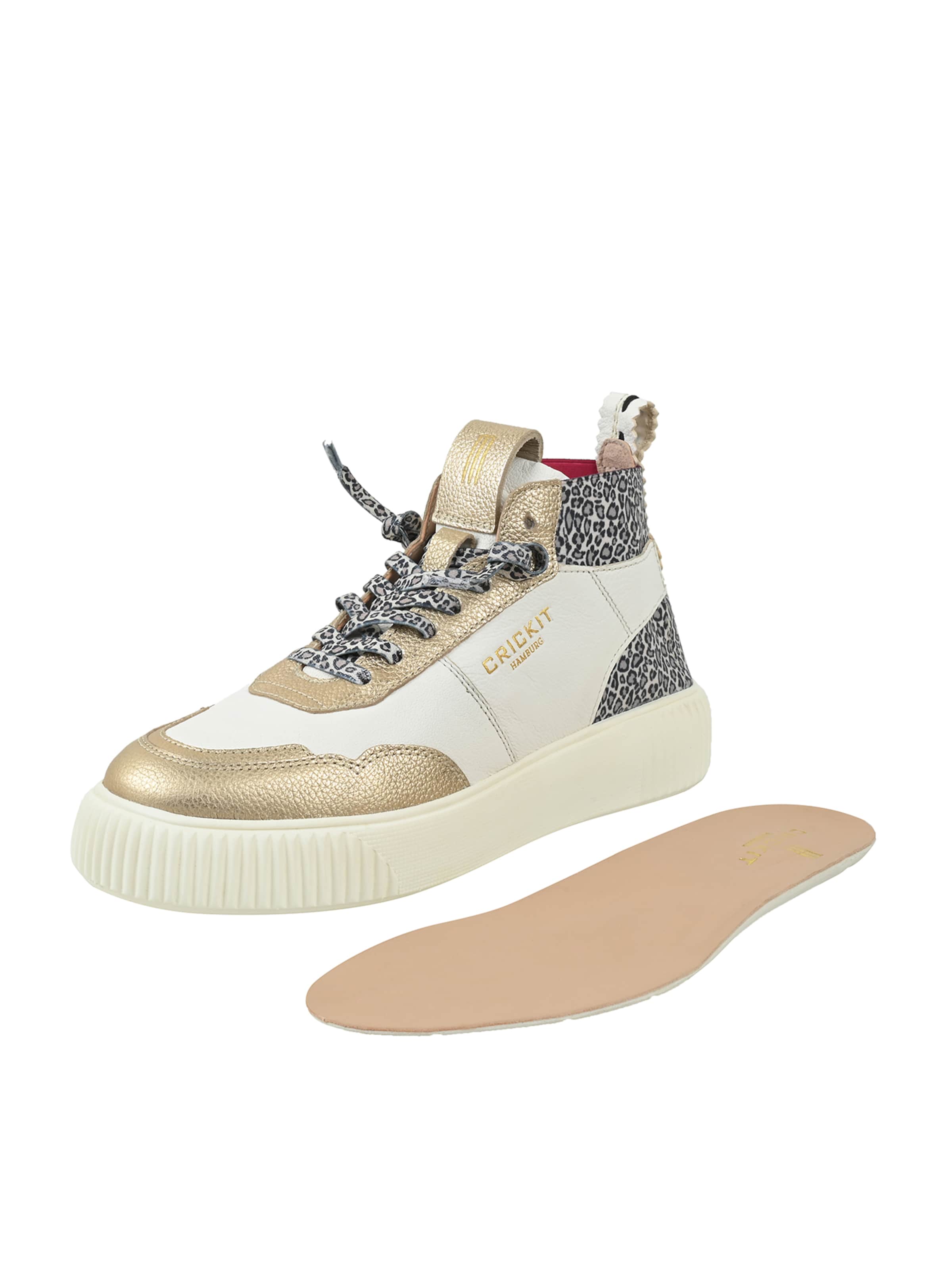 Crickit Sneakers hoog ' REBEKA ' in Wit