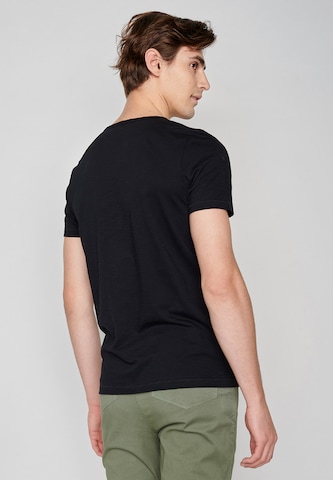 GREENBOMB Shirt 'Nature Lakeside' in Zwart