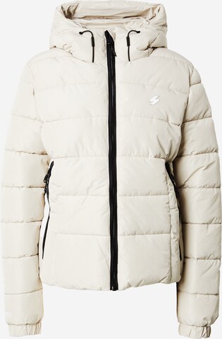 Superdry Tussenjas 'Spirit' in Beige: voorkant