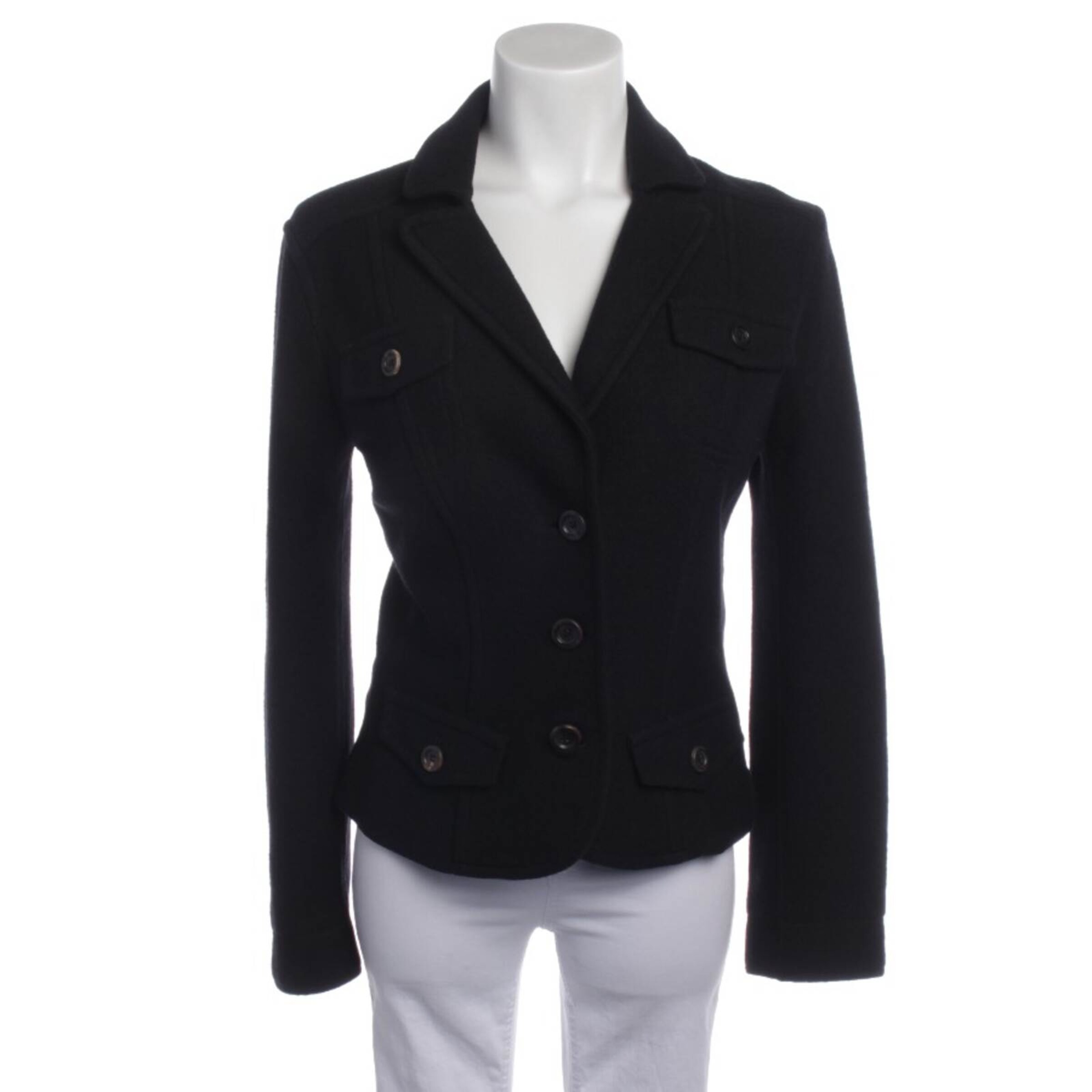 Marc Cain Jacket & Coat in S in Black: front