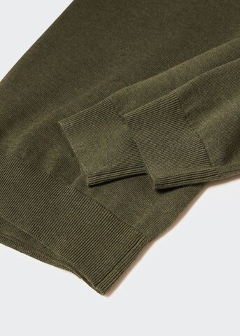 MANGO MAN Sweater 'Ten' in Green