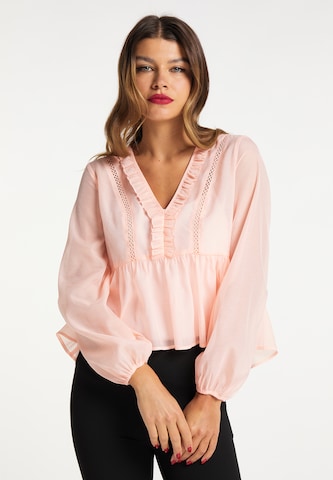 faina Bluse in Pink: predná strana