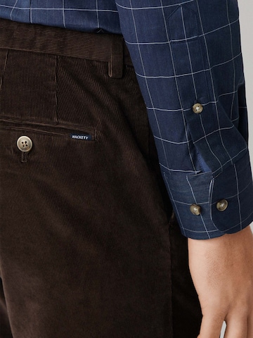 Hackett London Slim Fit Hemd in Blau