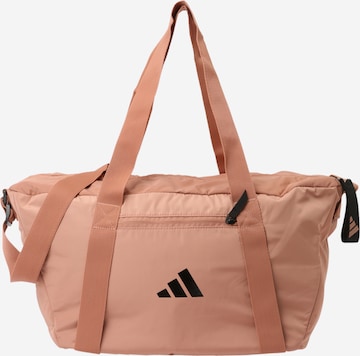 ADIDAS PERFORMANCE Sports Bag in Brown: front
