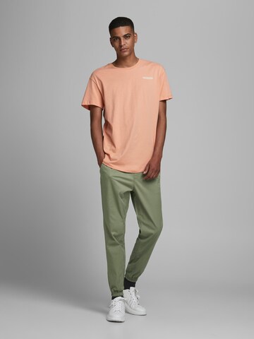 JACK & JONES Дънки Tapered Leg Панталон 'Gordon Lane' в зелено