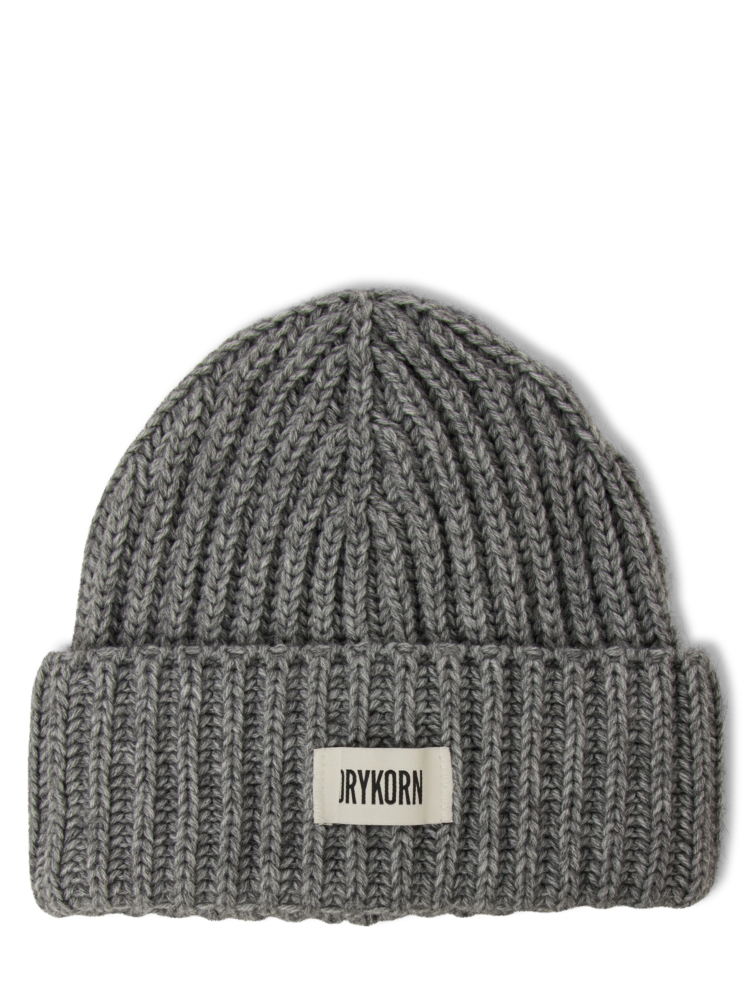 DRYKORN Beanie ' Eani ' in Grey: front