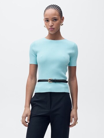MANGO Sweater 'NENUFAR' in Green: front