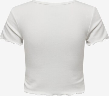 Maglietta 'KIKA' di ONLY in bianco