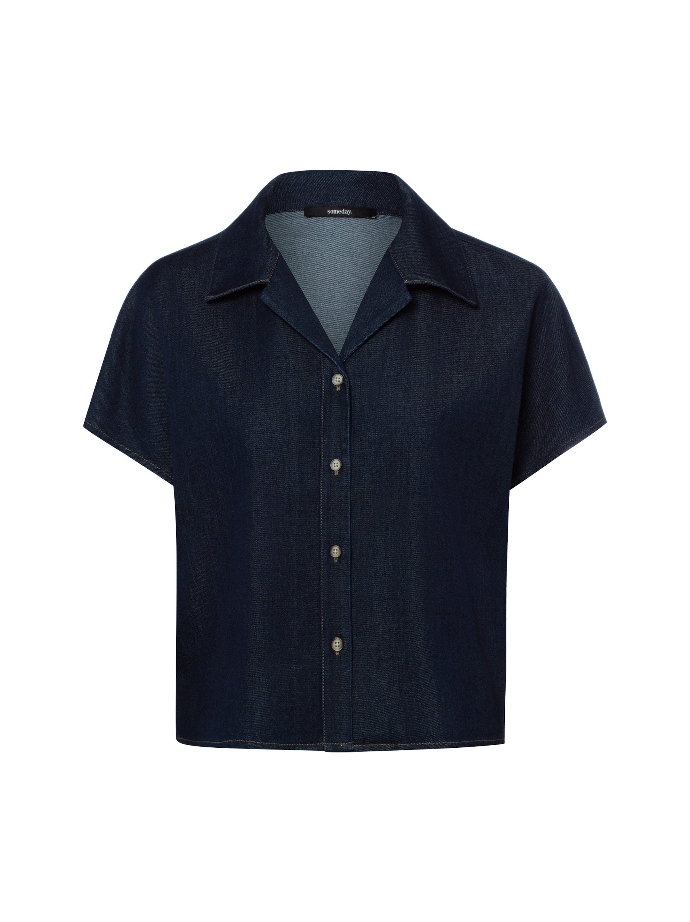 Someday Blouse in Blue: front