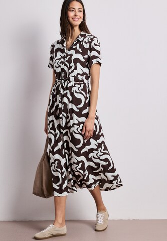 STREET ONE Kleid in Braun: Vorderseite