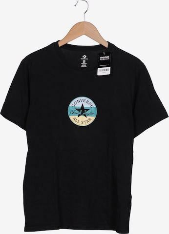 CONVERSE T-Shirt M in Schwarz: Vorderseite